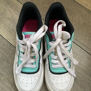 Nike Air Force 1  (Double Layer - Aqua)